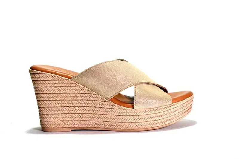 Braylin Sandal In Soft Gold