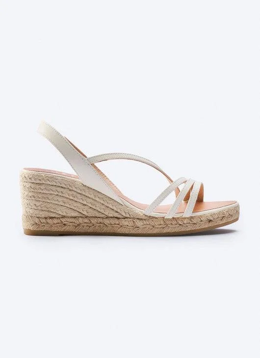 Ona Leather Espadrille Sandal Wedges