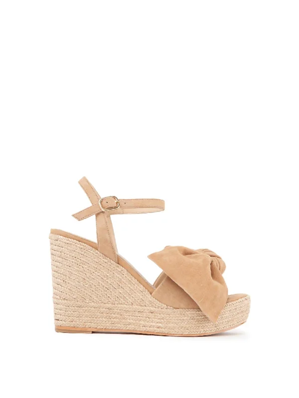 Women's Irune Wedge Sandal In Nocciola