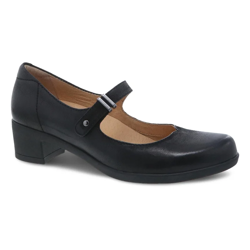 Callista Black Burnished Nubuck