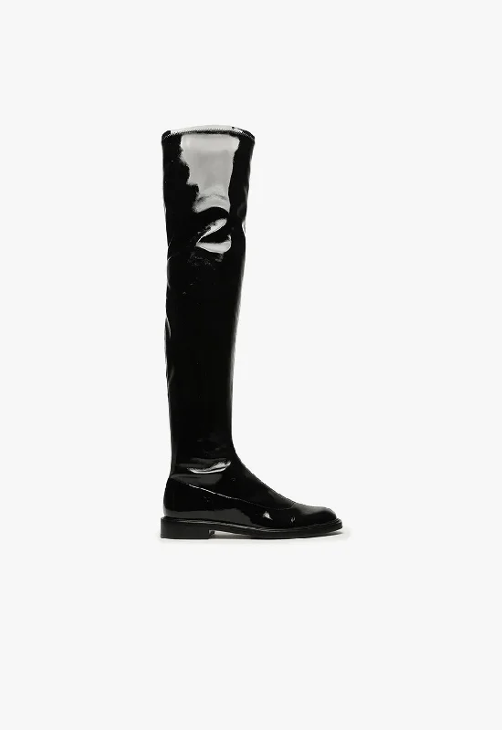 Kaolin Over the Knee Patent Leather  Boot