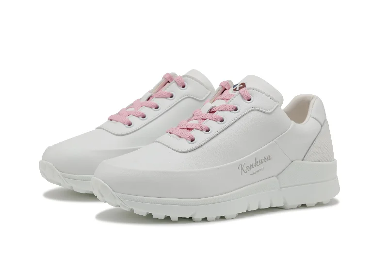 Master Lady 03   ALLWhite|Rose   Women`s Golf Shoes ML003 99