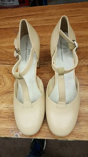 3" Julie -- T-Strap Ballroom Shoe -- Tan