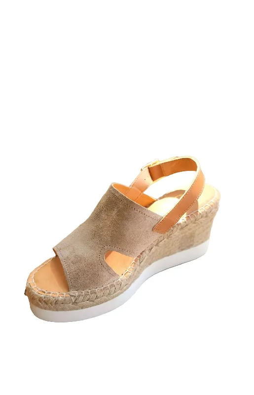 Espadrille Wedge In Nude