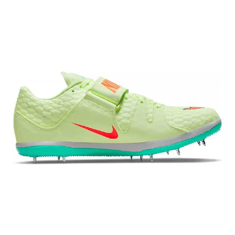 All Gender Nike High Jump Elite Spike-  Barely Volt/Hyper Orange/Dynamic Turq - Regular (D)