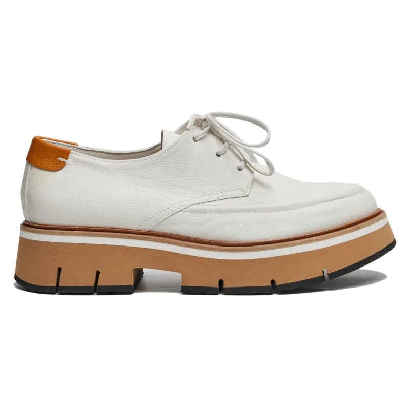 Homers Women's Bufalino Blanco Senape Leather