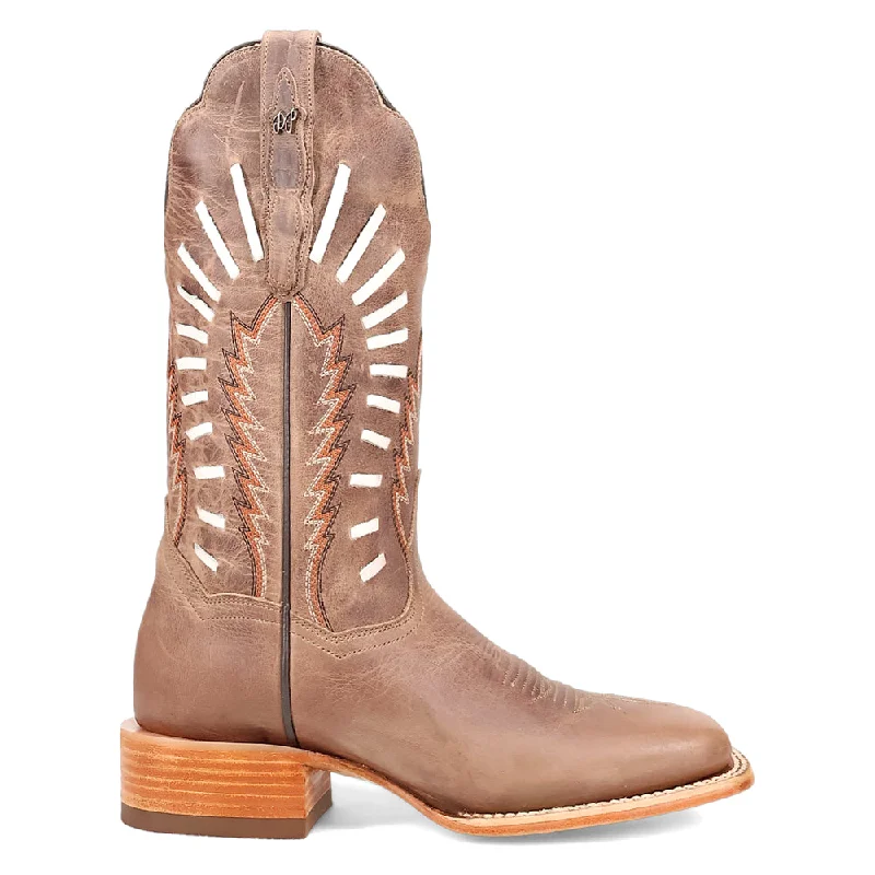 Lacey Embroidered Square Toe Cowboy Boots