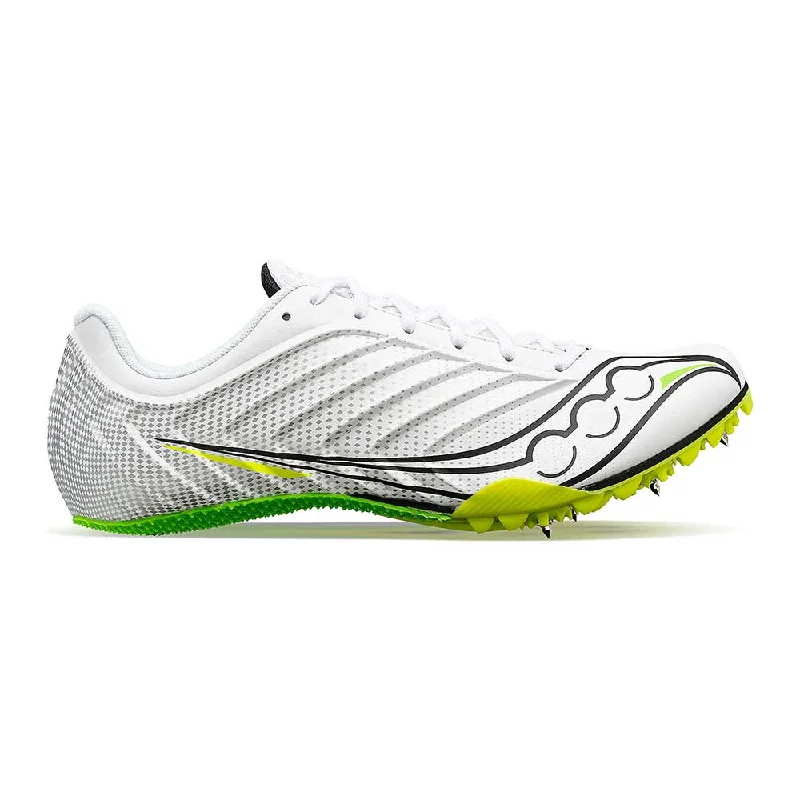 Women's Spitfire 5 Spike -  White/Slime - Regular (B)