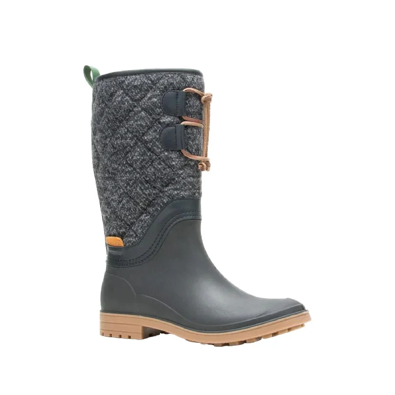 Women's Abigail Winter Boots In Black/white