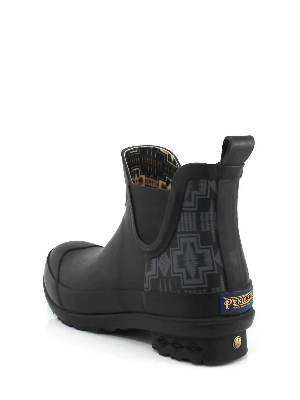 Women's Heritage Harding Chelsea Rain Boot In Black