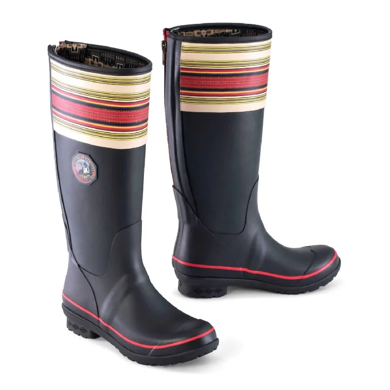 Women's Heritage Tall Acadia National Park Rain Boot In Black