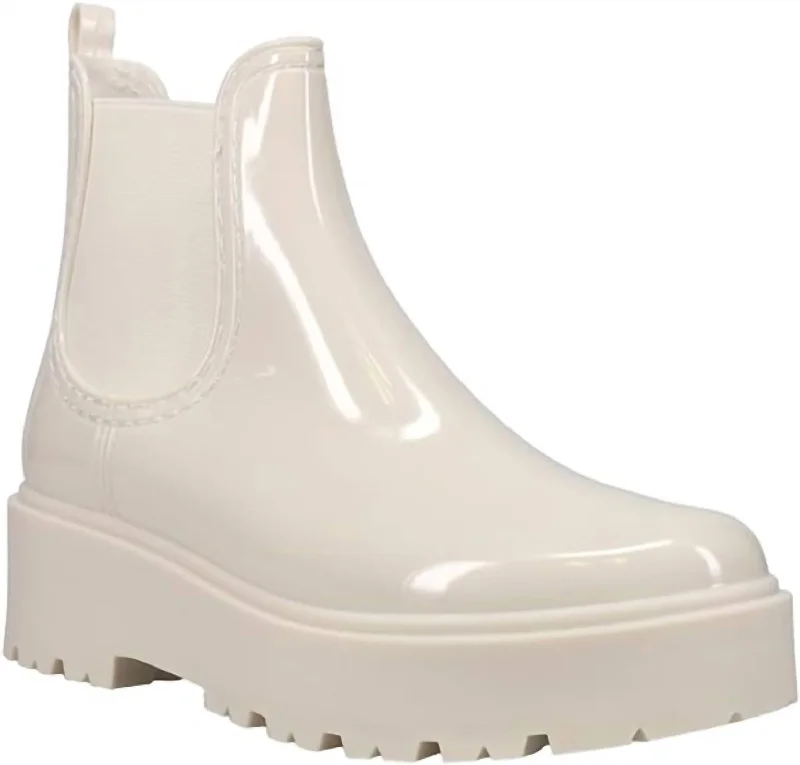 Women's Penny Boots In White