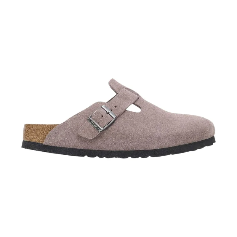 Birkenstock Boston Soft Footbed - Faded Purple