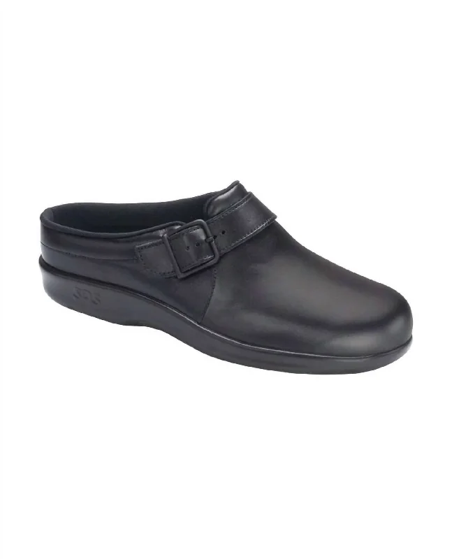 Sas Women's Clog Shoes-Slim In Black