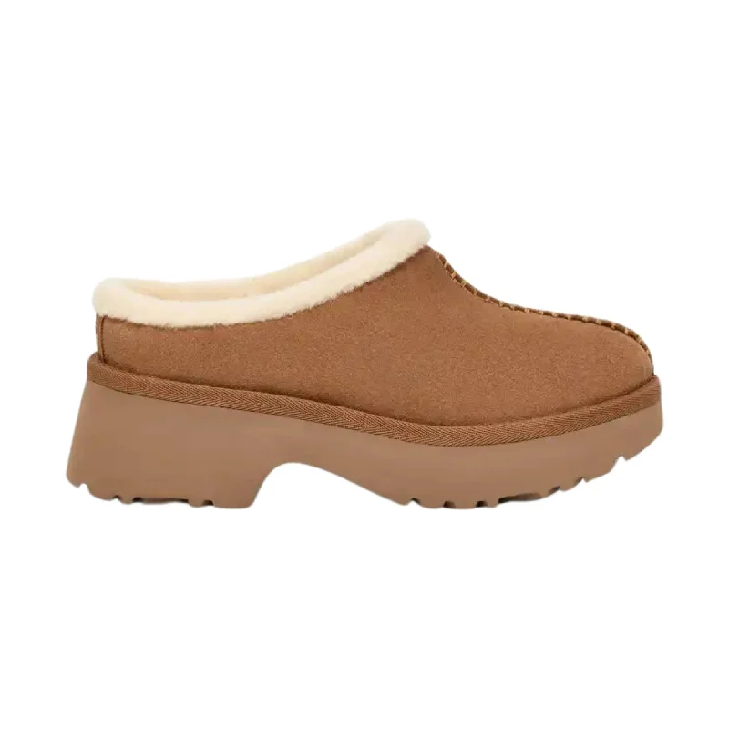 UGG Women's New Heights Cozy Clog - CHESTNUT